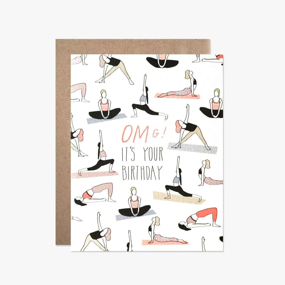 Yoga Birthday Card
