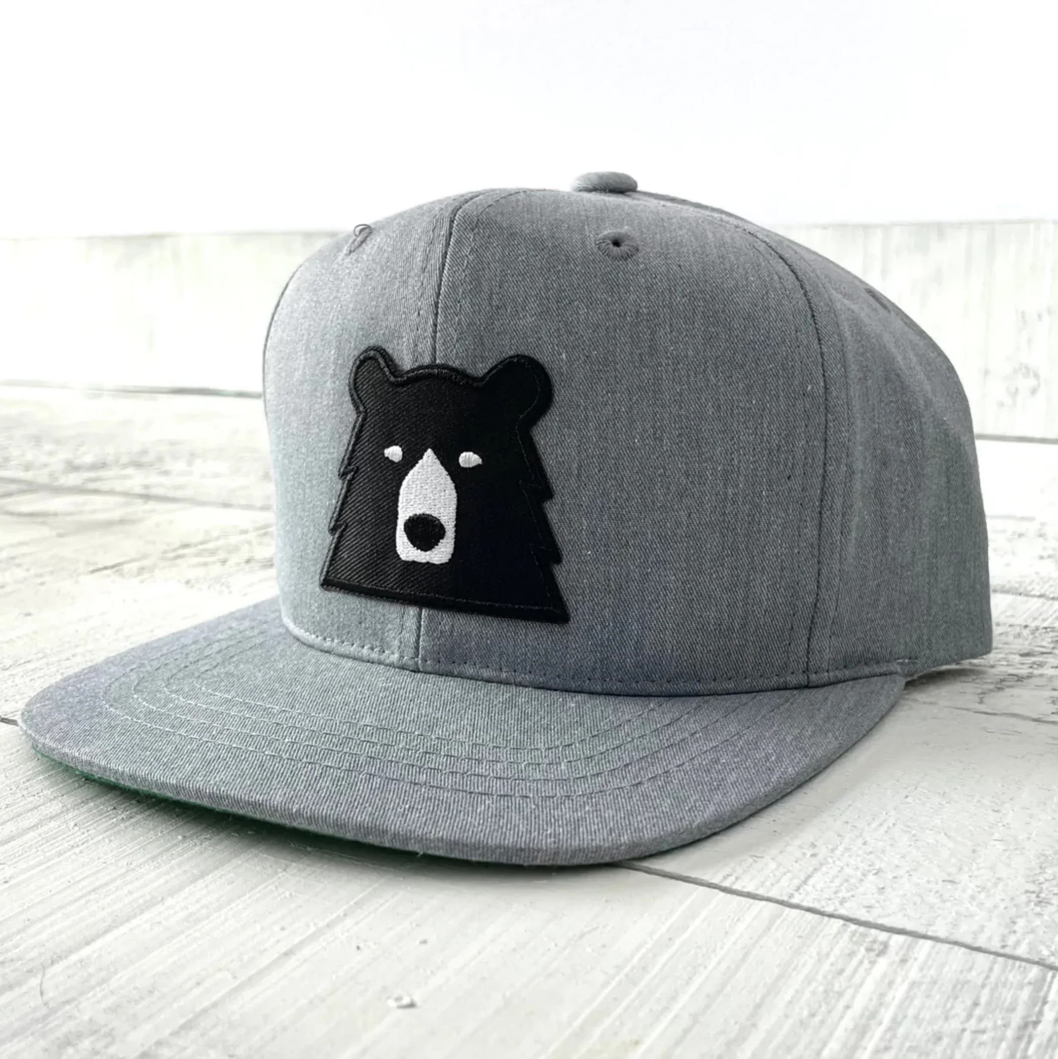 Youth Snapback (Heather + Black Bear)