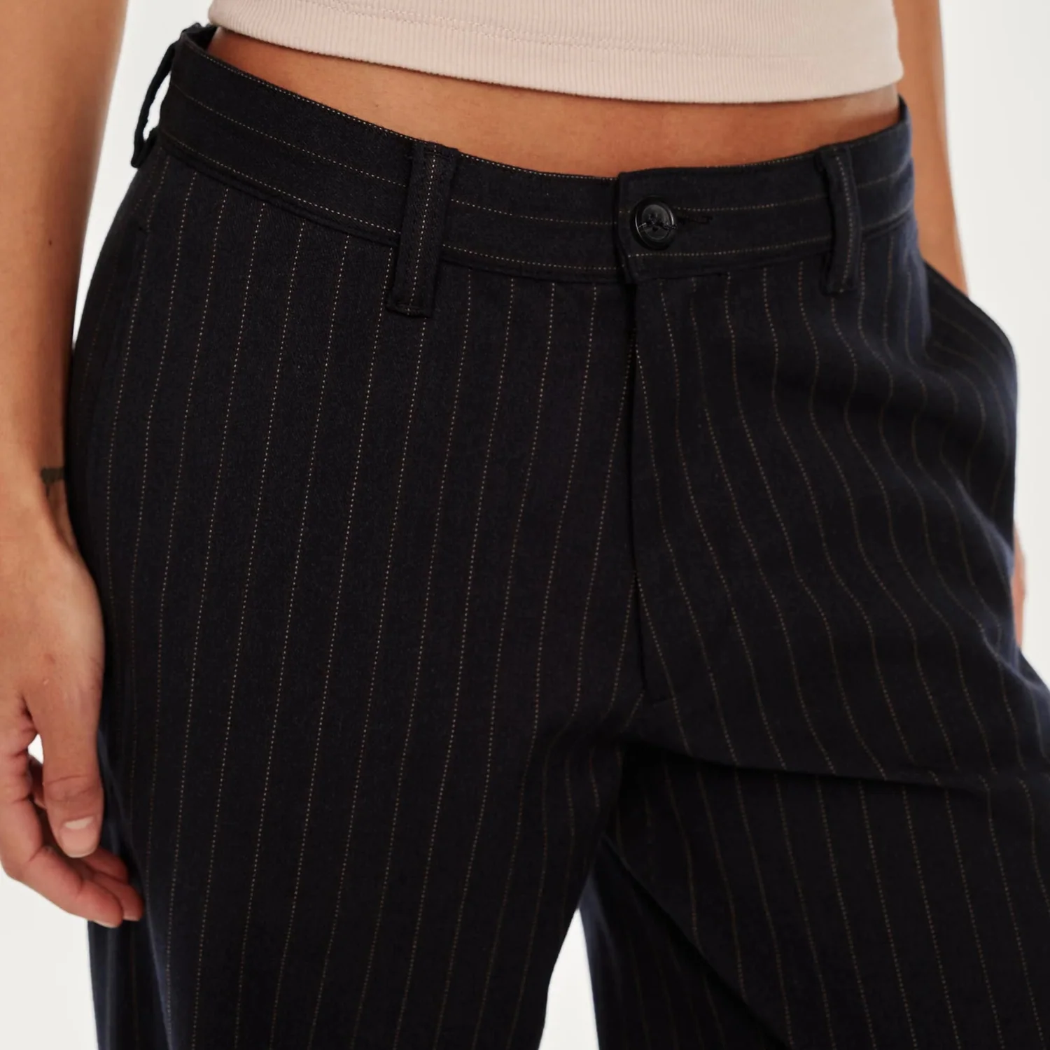 Zoie Wide Leg (Pinstripe) - Image 3