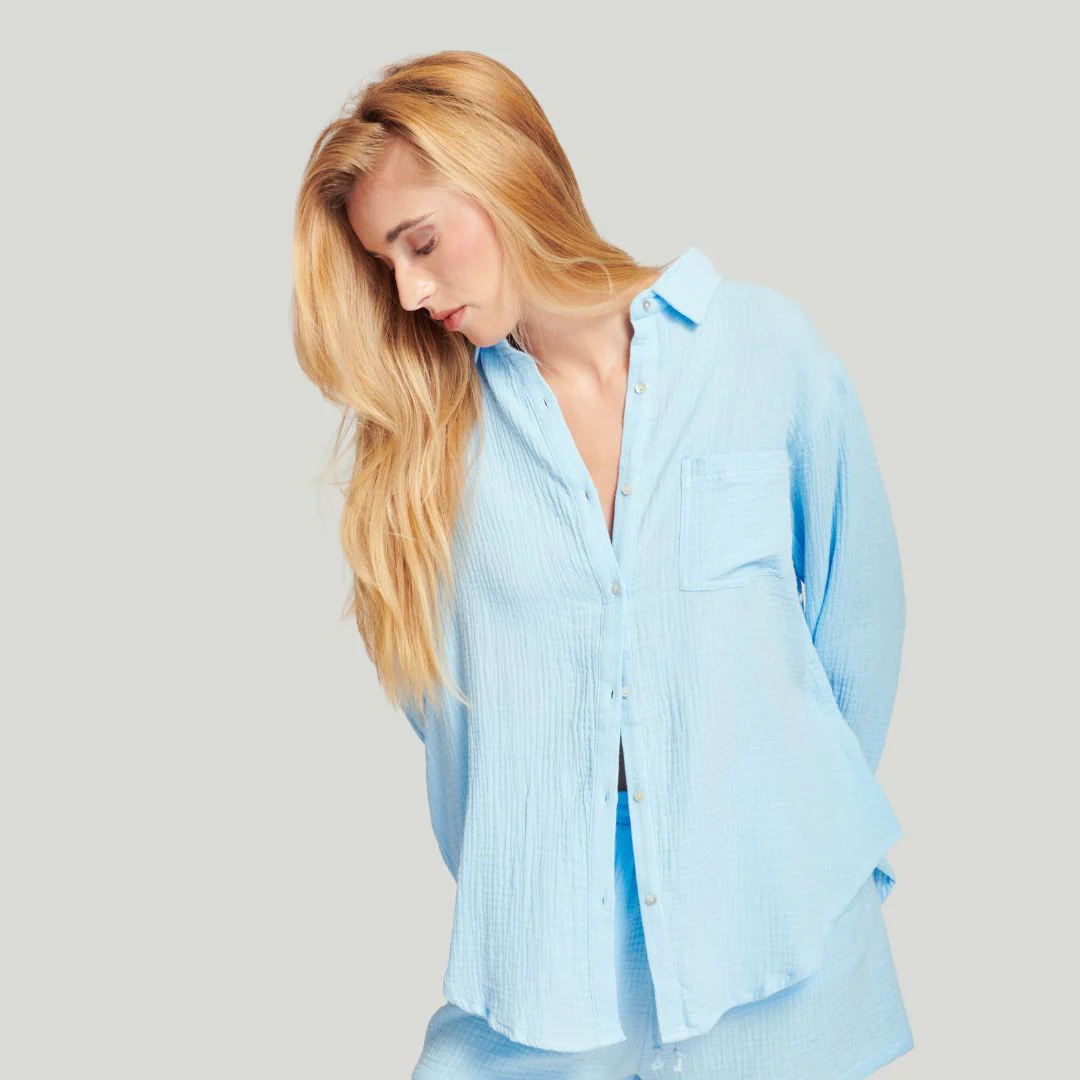 Zosia Shirt (Blue Mist) - Image 2